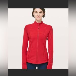 lululemon athletica Red Full-Zip Utility Jacket